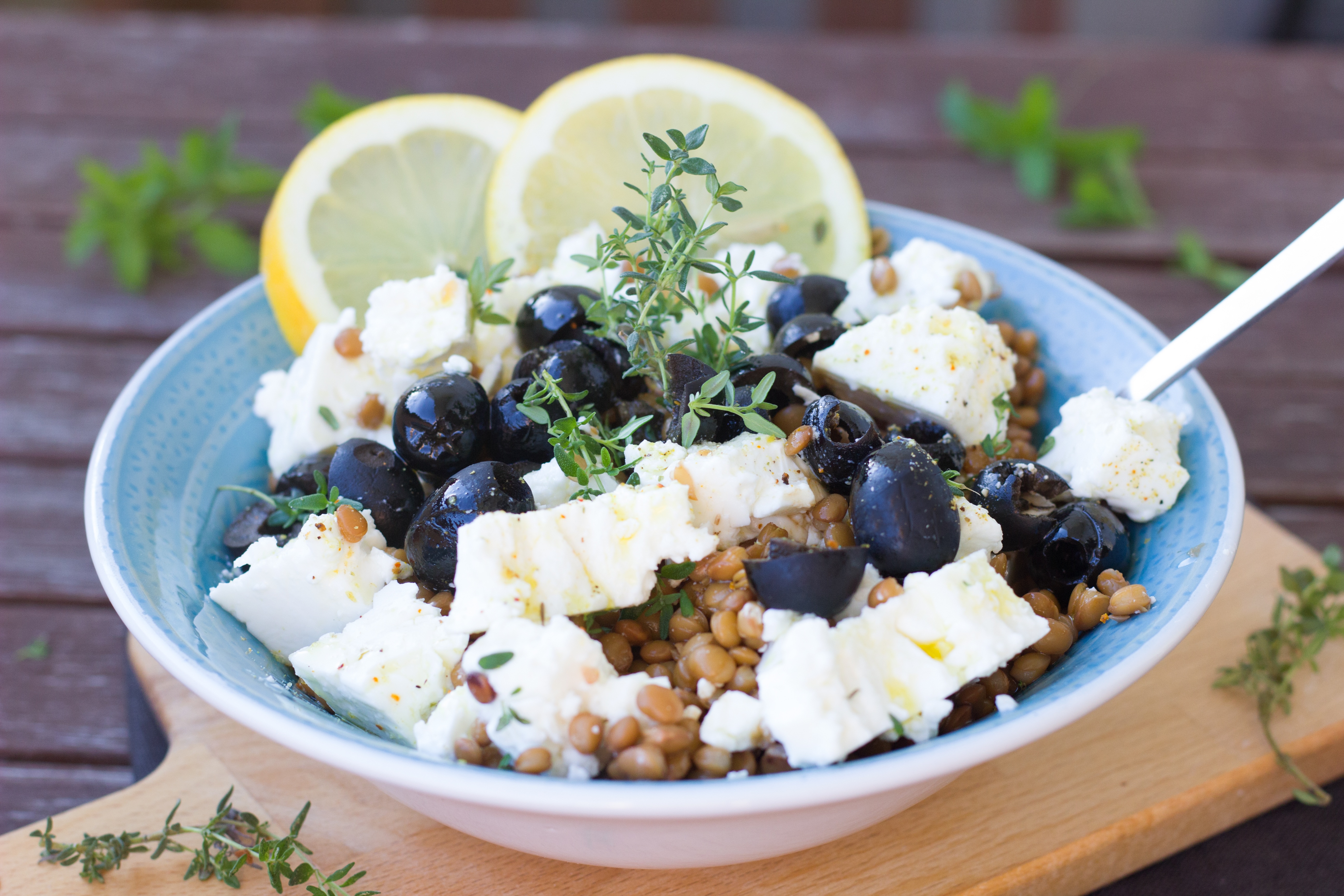 Linsen Feta Salat