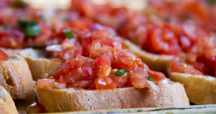 Bruschetta mit Tomaten