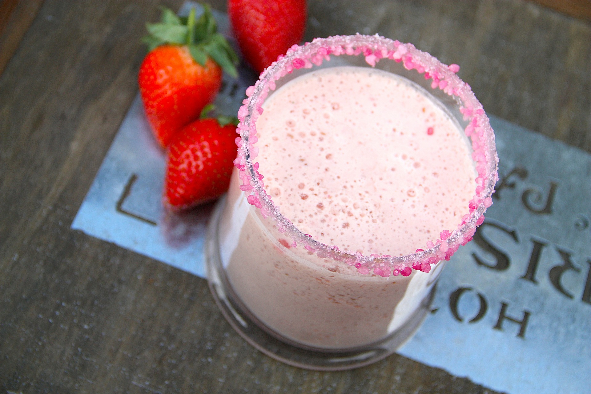 Melonen-Erdbeer-Smoothie