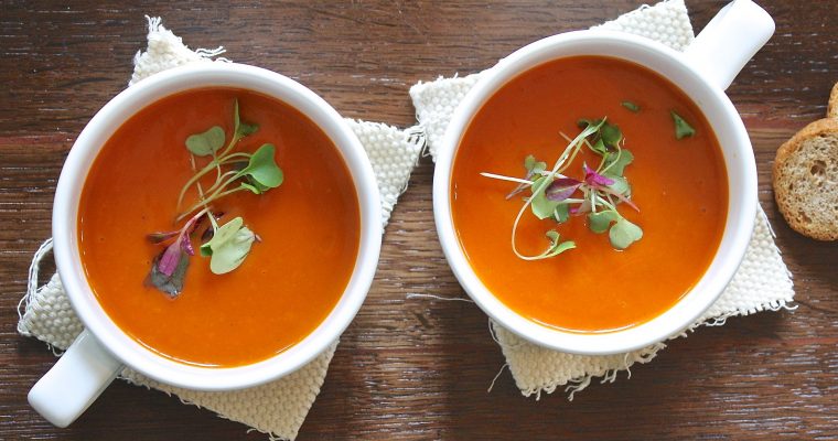 Fruchtige Tomatencremesuppe