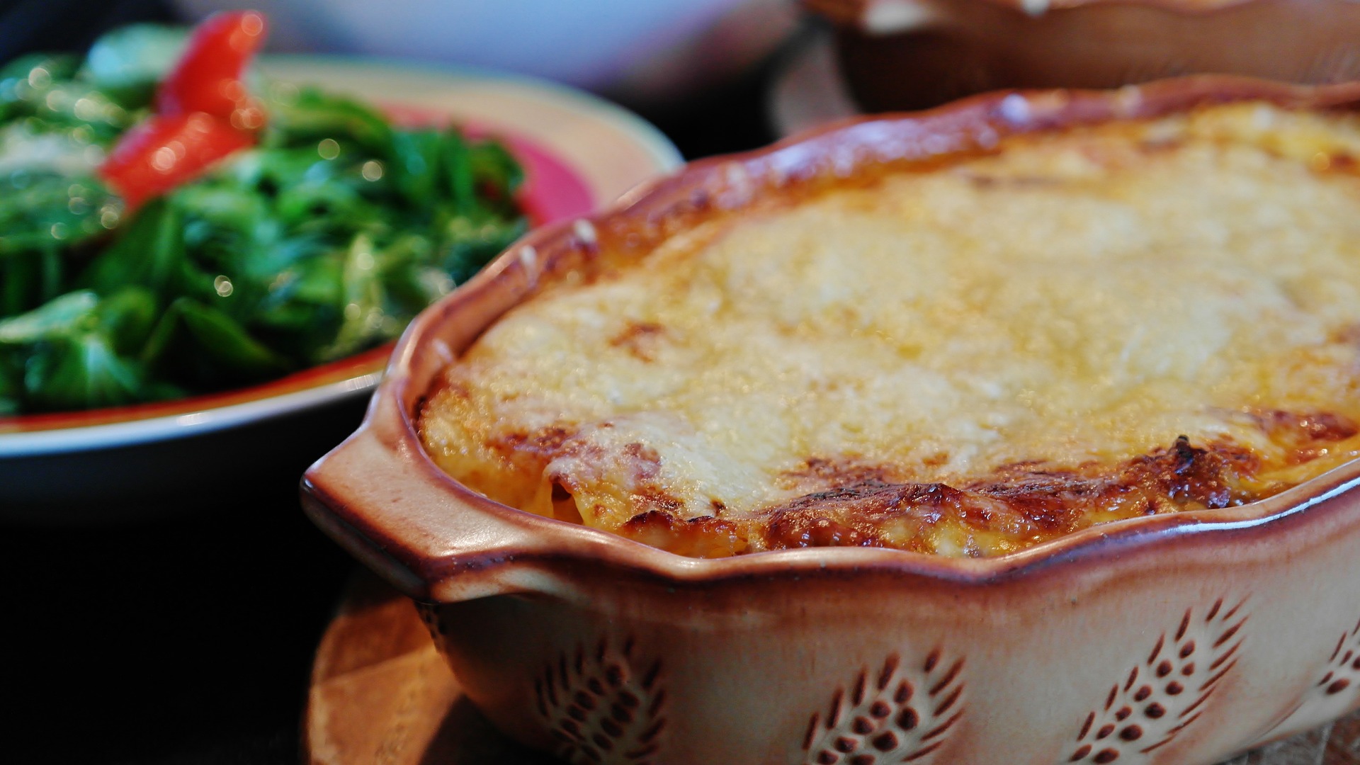 Lasagne mit Spinat und Räucherlachs