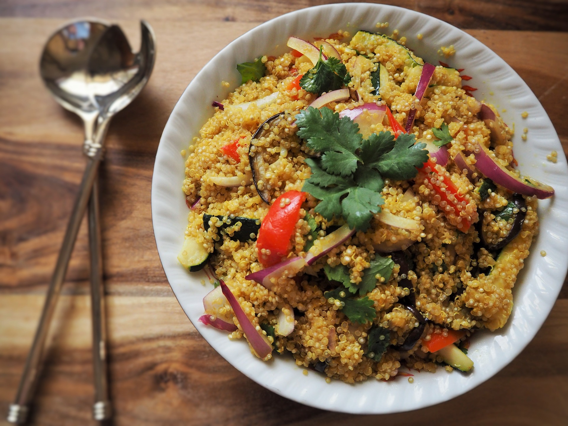 Quinoa Granatapfel Salat