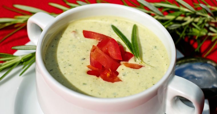 Käse-Lauch Suppe vegetarisch