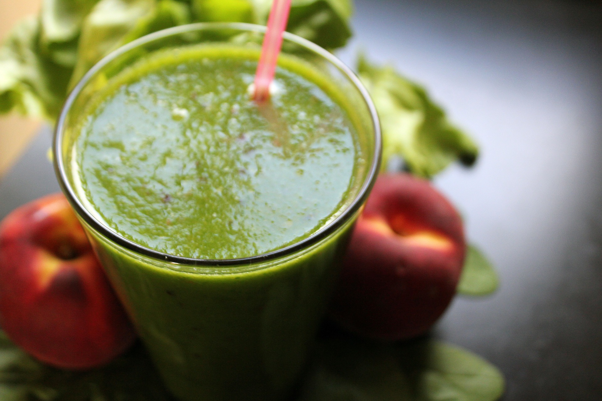 Salat-Nektarinen-Smoothie