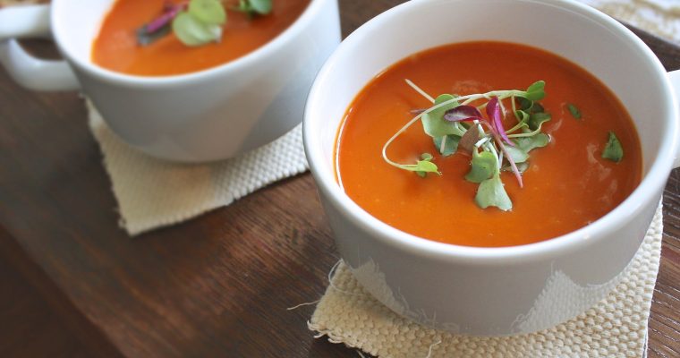 Möhren-Lauch-Suppe mit Chili