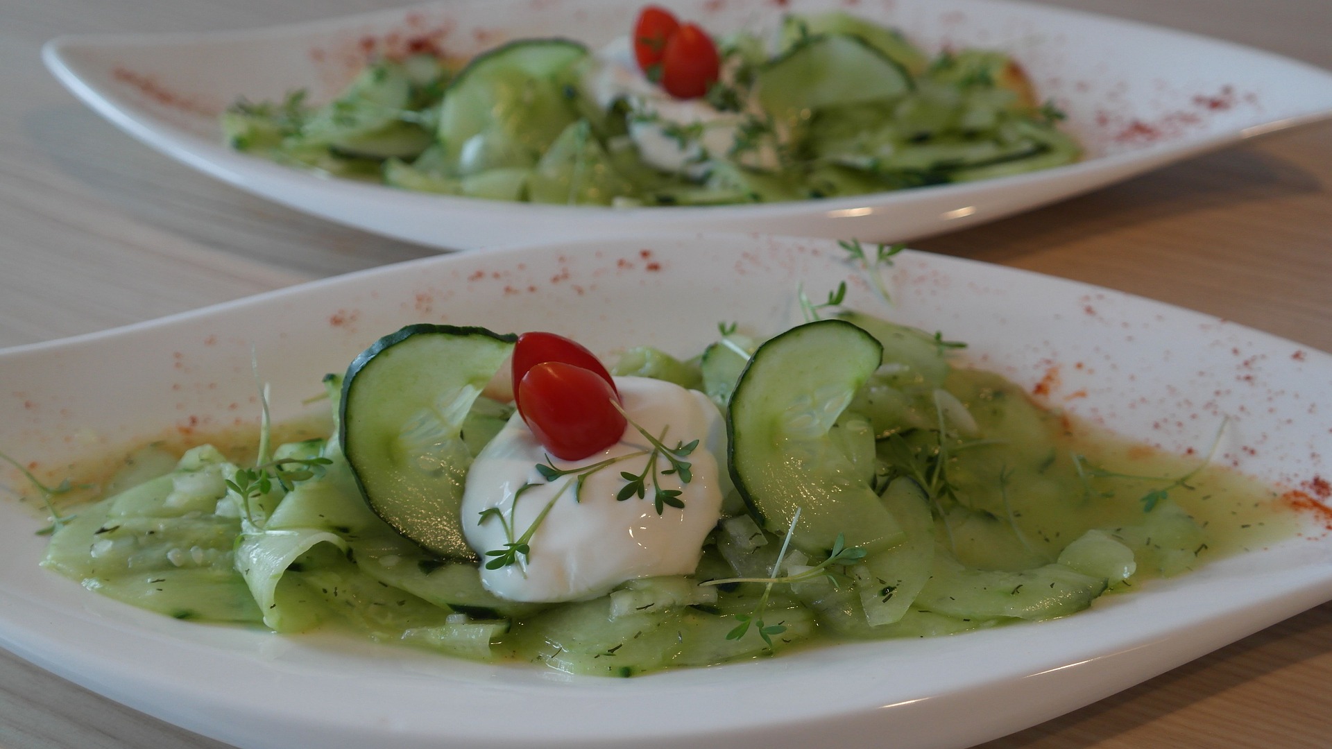 Bayerischer Gurkensalat - Lekker Schmekker