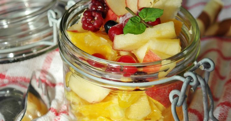 Obstsalat mit Topinambur