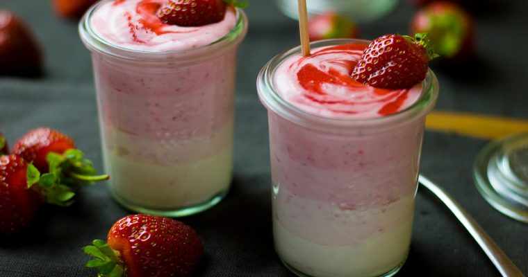 Erdbeer Dessert mit Joghurt